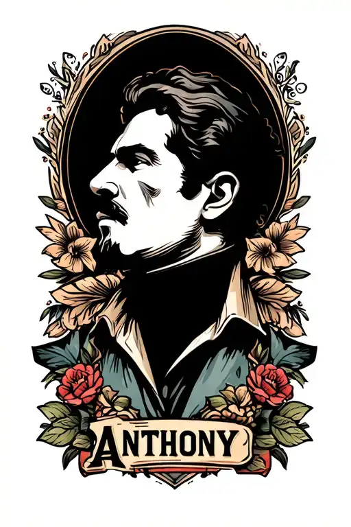Anthony Name Tatto Design