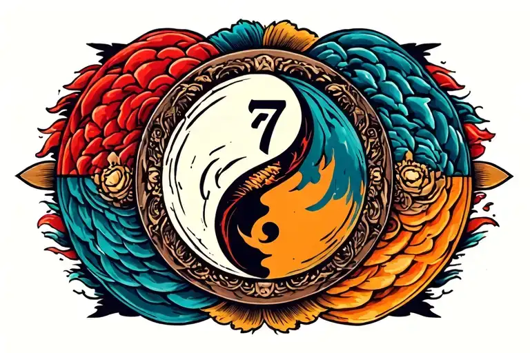 Symbol And 7 7 -Ying Featuring Banner Colors