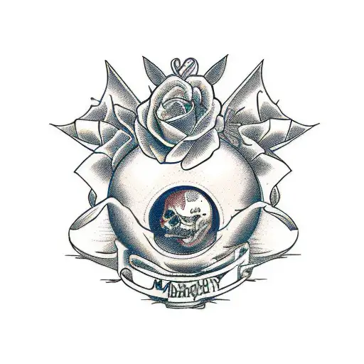 Hourglass With Flowers