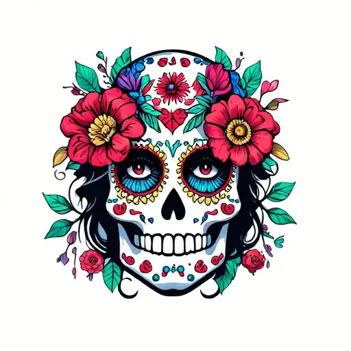 Female Sugar Skull