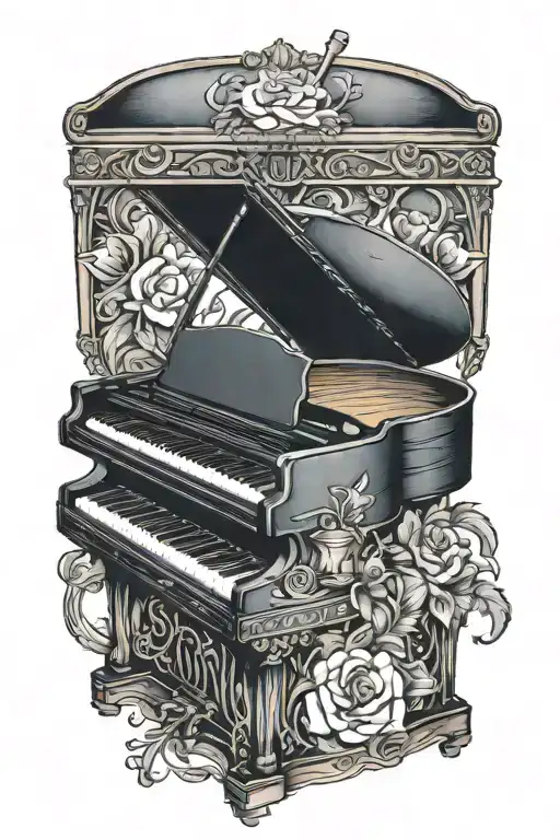 Grand Piano In A Treasure Chest