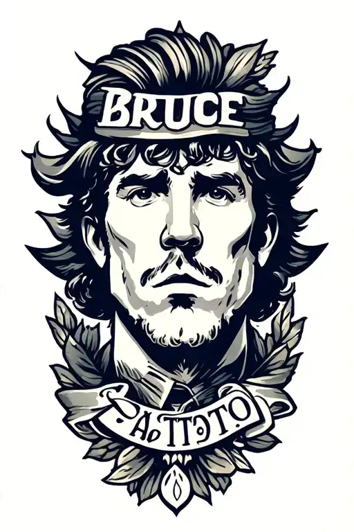 Name Written Bruce