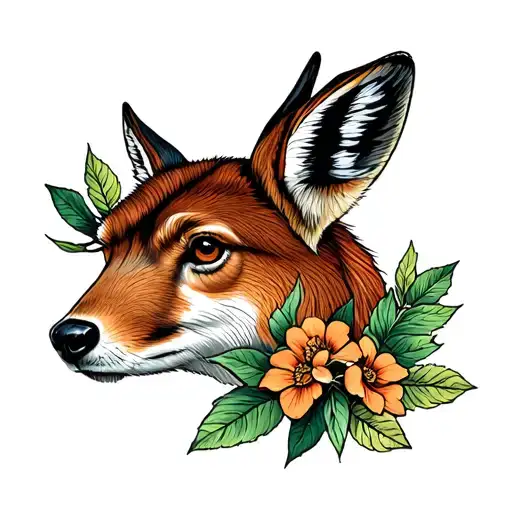 Wildlife With Nature Scene