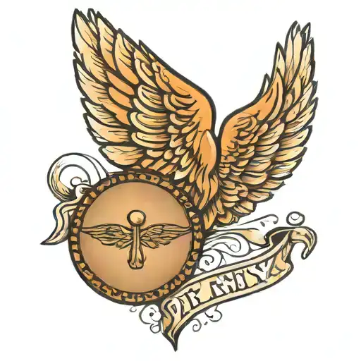 Penny With Angel Wings