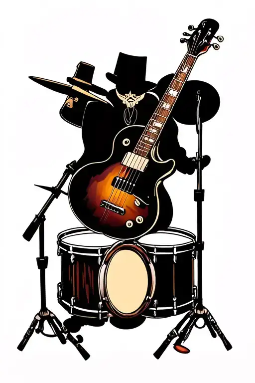 Music Guitar Bass Drums