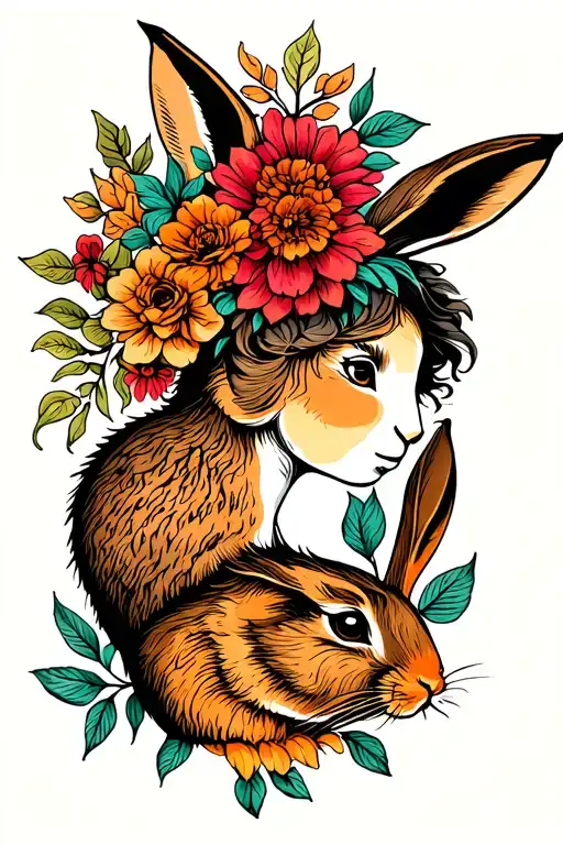 Virgo And Rabbit