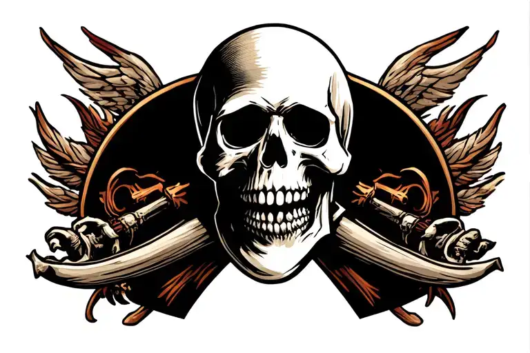 Skulls And Grim Reaper