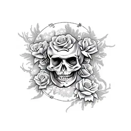 A Skeleton With Flowers Inside