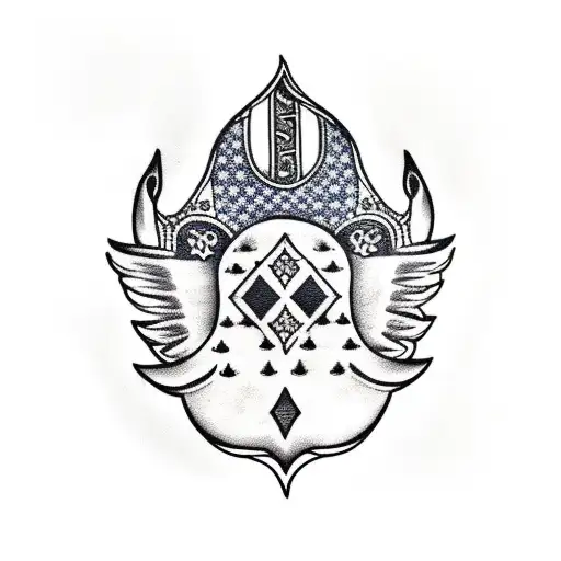 Hamsa Whith Cloud And Lightning