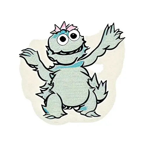 Baby Cookie Monster Tanning