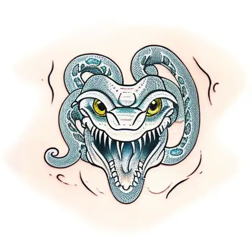 Snake Head With Adaga