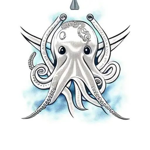 Octopus With Trident