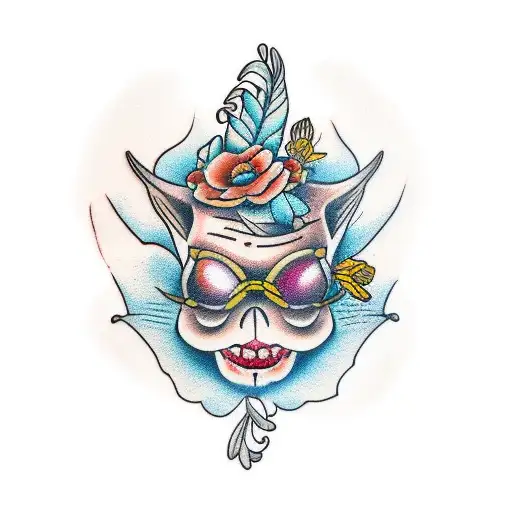 Borboleta Com Floral