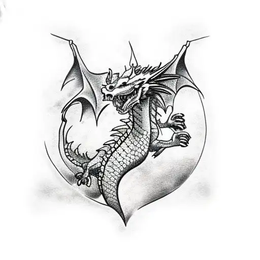 Dragon With Machinegun