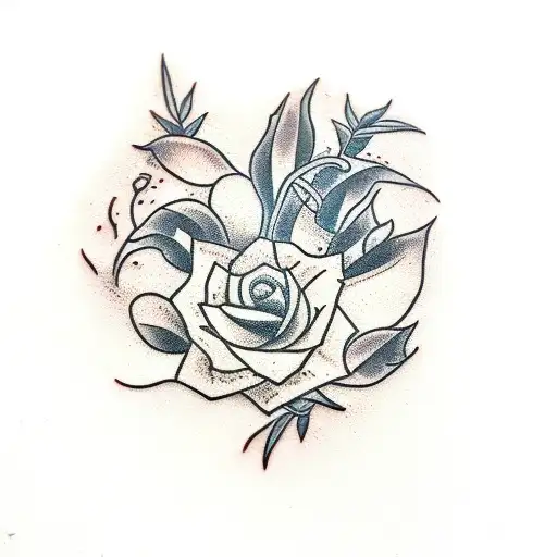 Plant Growing Through Box