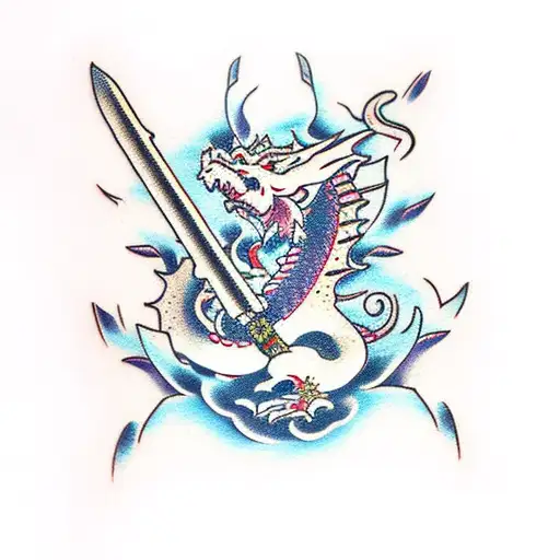 Dragon Cherry Blossom Samurai Buildings