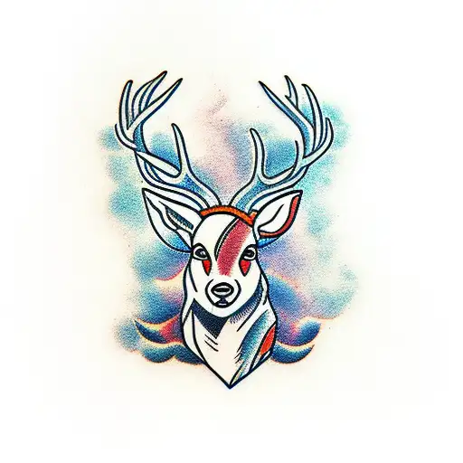 Forest Deer Plane Bullets Guns