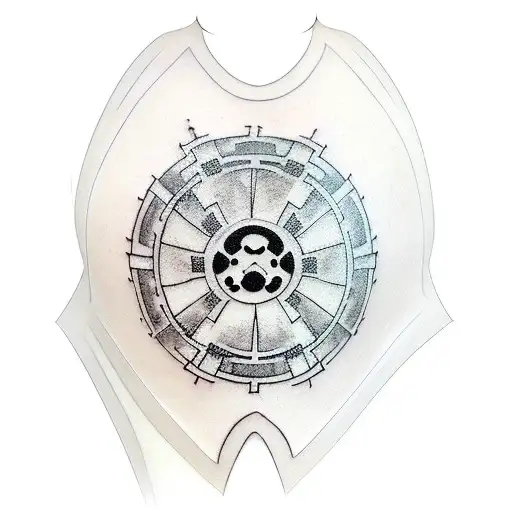 Star Wars Themed Traditional Sleeve With Princess Leia As The Centerpiece