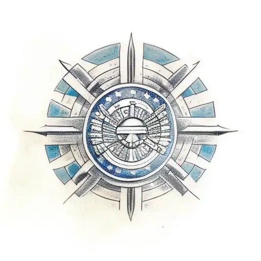 A Spartan Shield With The Text Dum Spiramus Tuebimur While We Breathe We Shall Defend On It