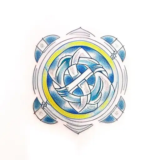 Endless Knot With Bodhi Tree