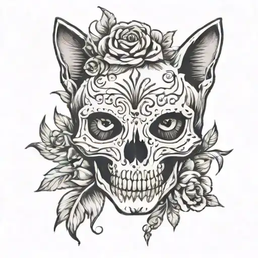 Cat Skull Made