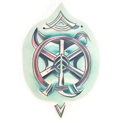 Trees And A Viking Family Symbol