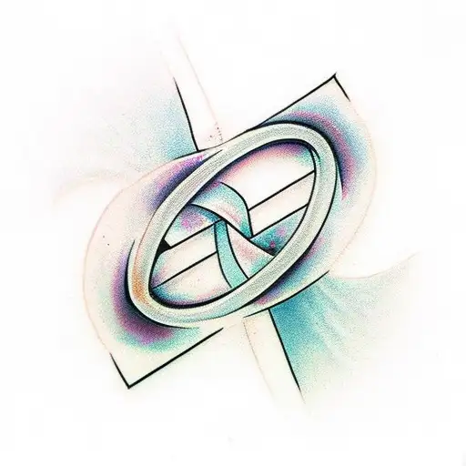 Infinity Symbol Made By Using The Letters In The Name Cyrus