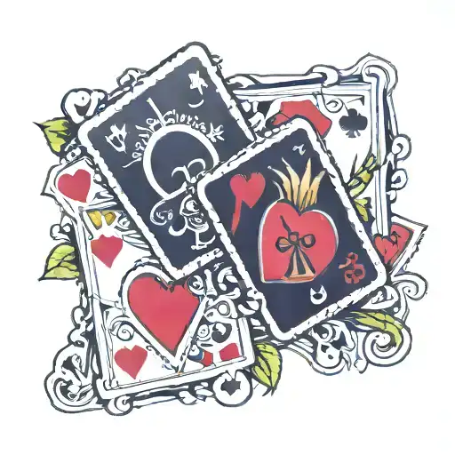 Ace And Jack Of Hearts Playing Card