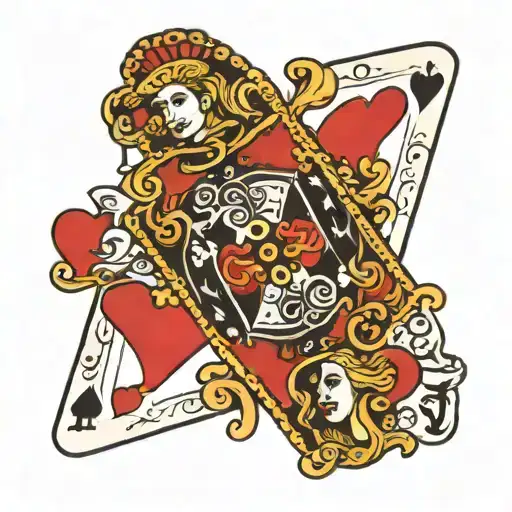 Ace And Jack Of Hearts Playing Card