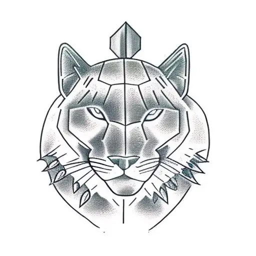 A Majestic Black Panther Surrounded By Lush Jungle Foliage