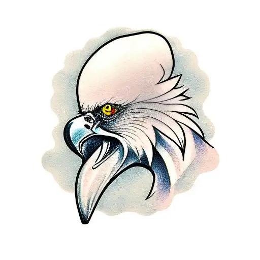 Vulture Playing The Guitar