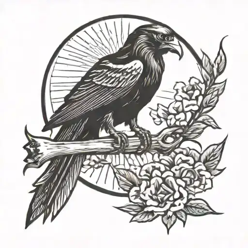 Crow And A Happy Reaper