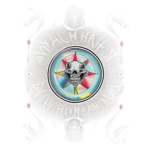 Forearm Tattoo With Alan Angel On The Bottom Then Fear God In The Middle And 999 On Top