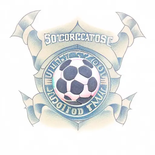 Soccer Team With Trophy