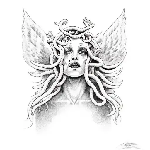 Medusa Concept Looks Like Fallen Angel By Alexander Cabanel