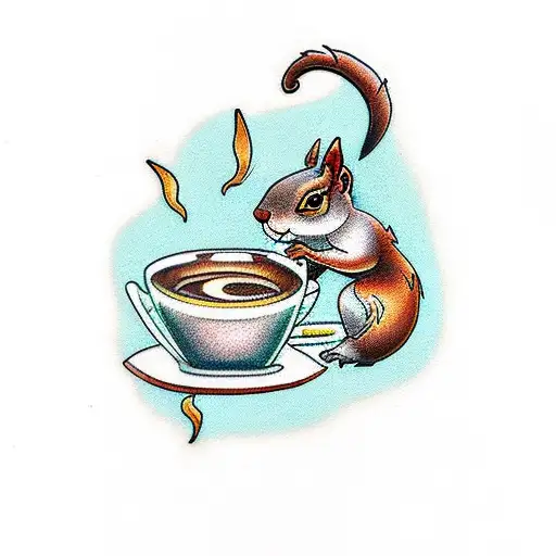 Squirrel Coffee Book Beads