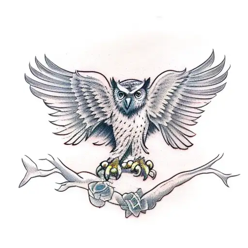 An Elderly Eagle And An Academic Owl