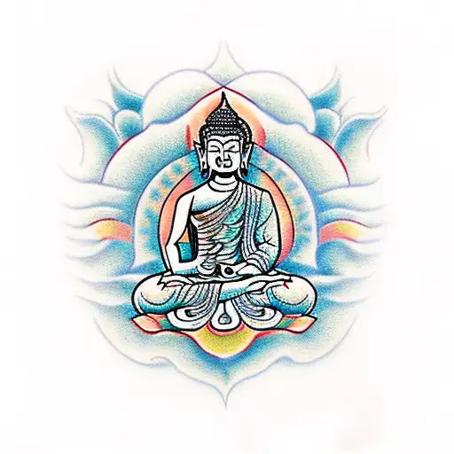 Buddhist Temple Pattern