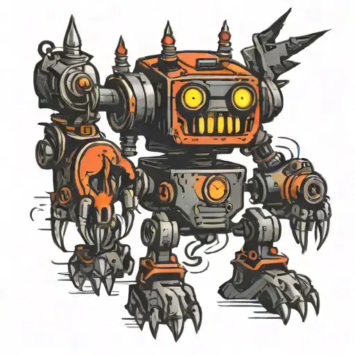 Demonic Robot From Fallout