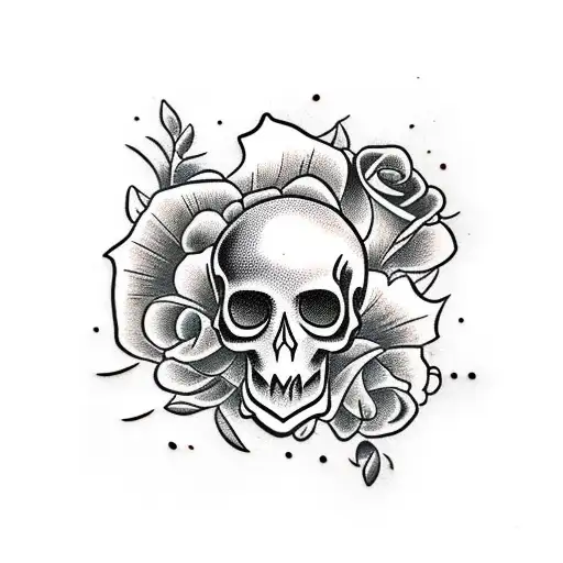 Flower Skull