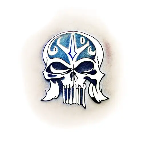 Operation Enduring Freedom Usn Veteran With A Punisher Skull