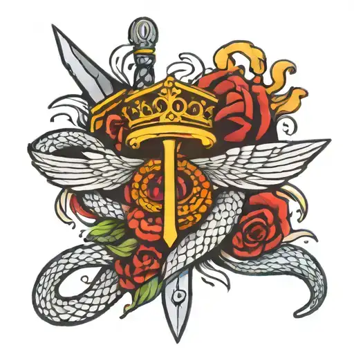 Wing Sword Crown Snake