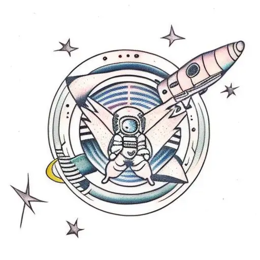 Astronaut Outer Space