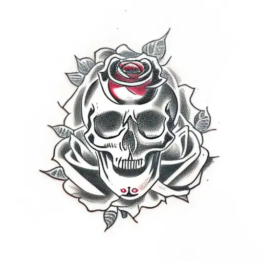 Skull And Roses
