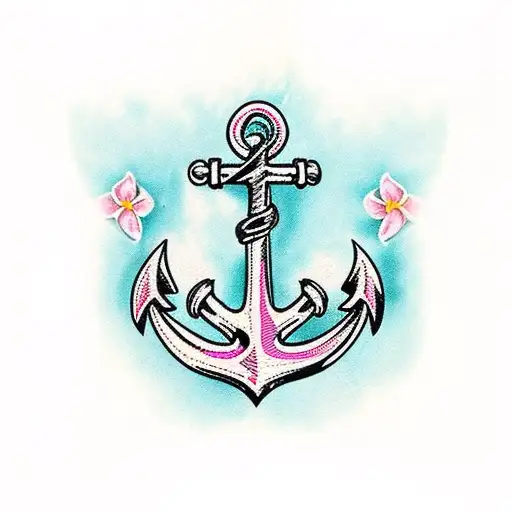 Anchor And A Lily