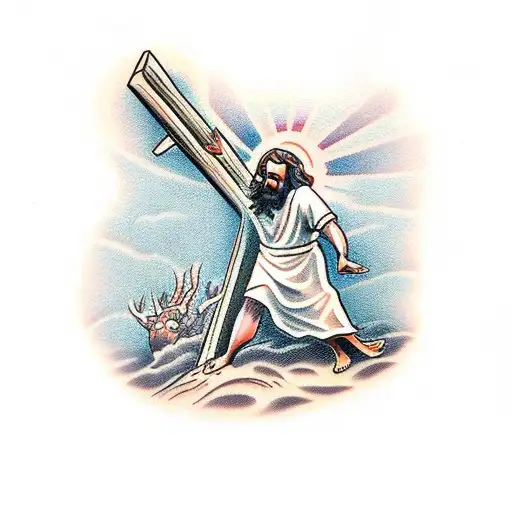 Jesus Carrying Cross
