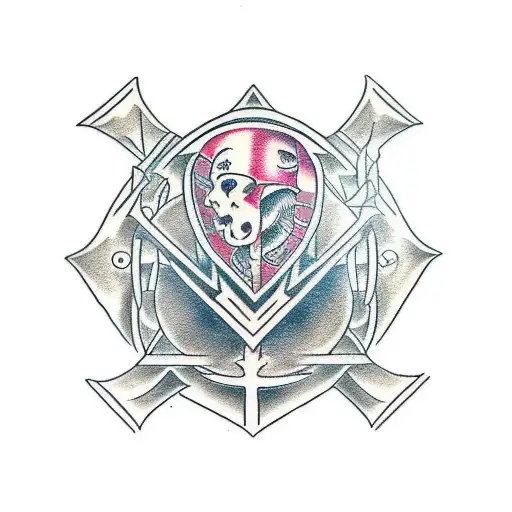 An Ancient Sword Crossed With A Modern Financial Graph