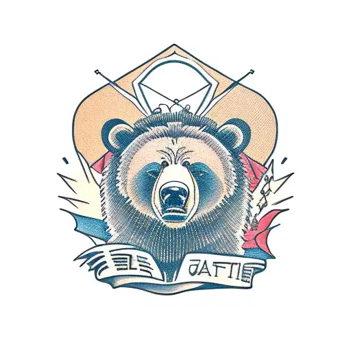 Grizzly Bear Playing Guitar