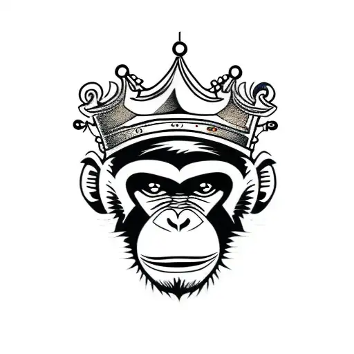 Monkey With A Crown