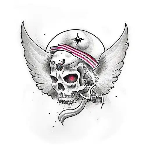 Angel Guerrera Con Trigre Naranja Al Lado Derecho Y Tigre Gris A La Izquierda